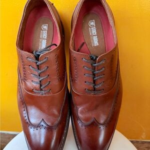 Stacy Adams Brown Leather Derbys
